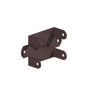 Fence Panel Bracket in Brown