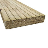 Timber Treated Reject/Seconds Decking Board Finished size - 120mm x 25mm x 1.8m