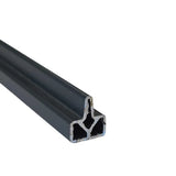 Extruda Fence Grey Aluminium Composite Fence Bottom Rail (1.79m)