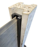 Extruda Composite Fence Concrete Post Infill Charcoal (1.7m)