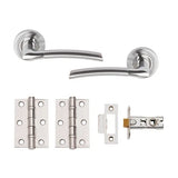 Plus Dual Satin & Polished Chrome Handle Pack