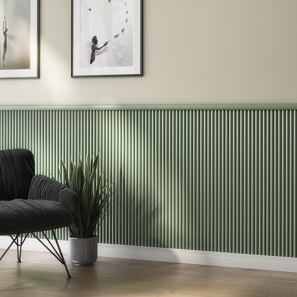 Cheshire Mouldings White Primed Flexi Panel Trim - 2400mm x 40mm x 18m ...