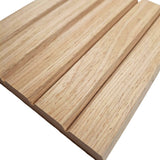 Oak Slat Flexible Wall Panel - 240cm x 60cm