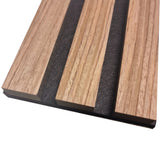 Walnut Acoustic Wall Panel - 2.4m x 0.6m