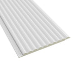 Cheshire Mouldings Primed MDF Round Cladding Pack of 4 - 1200mm x 200mm x 12mm each