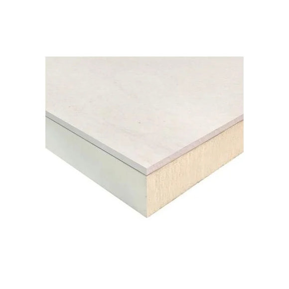 2400x1200x40/12.5mm (52.5mm) Thermal Liner PIR Insulated Tapered Edge Plasterboard
