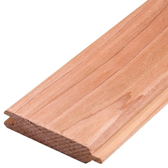 Canadian Western Red Cedar Cladding  EX 100mm x 25mm (Various Lengths Available)