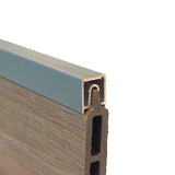 Extruda Fence Grey Aluminium Composite Fence Top Rail (1.79m)