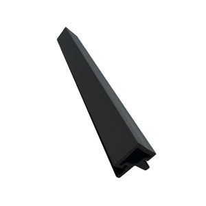 Composite Slatted Cladding Corner Trim - Anthracite