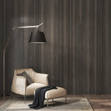 Acoustic Wall Panel Smoked Oak 2400 x 605mm