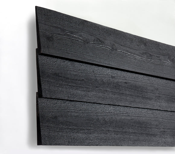 Black Feather-Edge Cladding EX 175mm x 32mm 4.2m