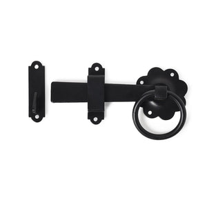 Dale Hardware Black Japanned Ring Gate Latch 152mm