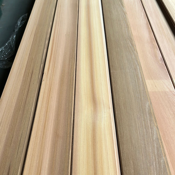 Canadian Western Red Cedar Cladding  EX 100mm x 16mm 2.44m