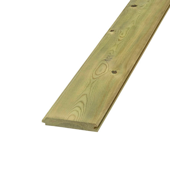 Tanalised T&G Scandinavian Redwood V Joint EX 100 x 25mm