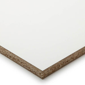White *Matt* (Smooth) 18mm Contiplas (Melamine Faced Chipboard) - 2440x1220x18mm