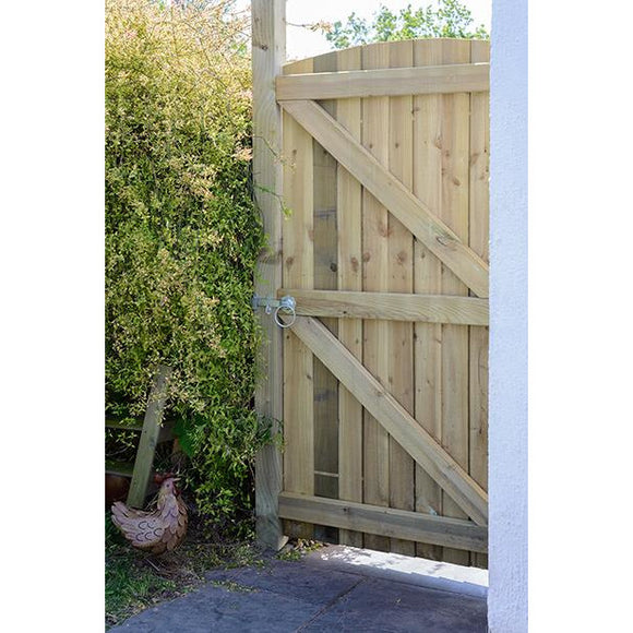 Grange Arched Featheredge Gate 1.8m x 900mm