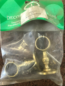 28/26/24mm Rope Brass Handrail Bracket