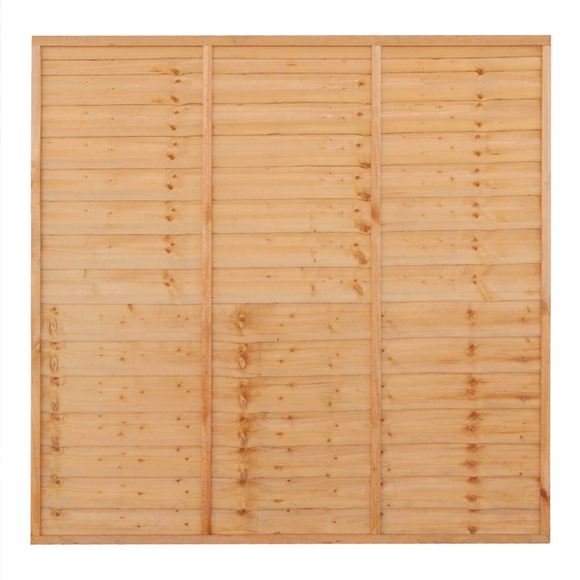 Timber Lapping Panel Heavy Duty Treated Lap Panel 6' x 6' – Cleveland Timber