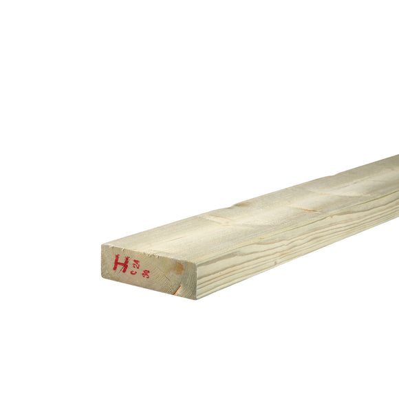 Treated Kiln Dried C24 Regularised Sawn Carcassing 47mm x 150mm, 3.0 metre length