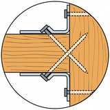 Joist Hanger with Adjustable Height Strap - Various Sizes