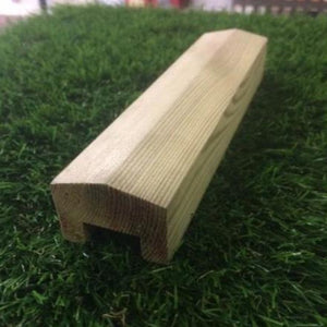 Redwood Rebated Fence Capping 3.6m