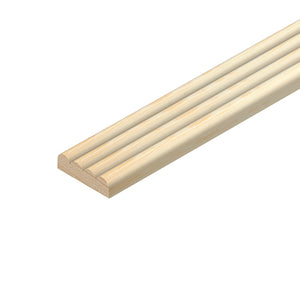 21x6 Pine Reed Moulding x 2.4m Lengths