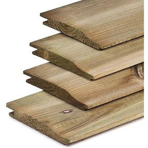 Tanalised T&G Scandinavian Redwood Shiplap EX 125 x 19mm x 5.1m